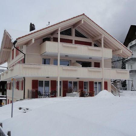 Chalet Brunner Penthouse Wengen Bagian luar foto