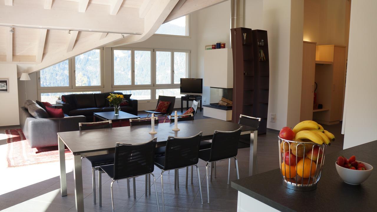 Chalet Brunner Penthouse Wengen Bagian luar foto