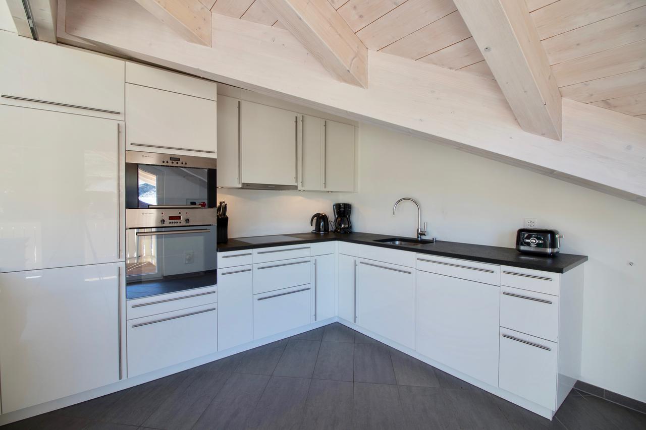 Chalet Brunner Penthouse Wengen Bagian luar foto