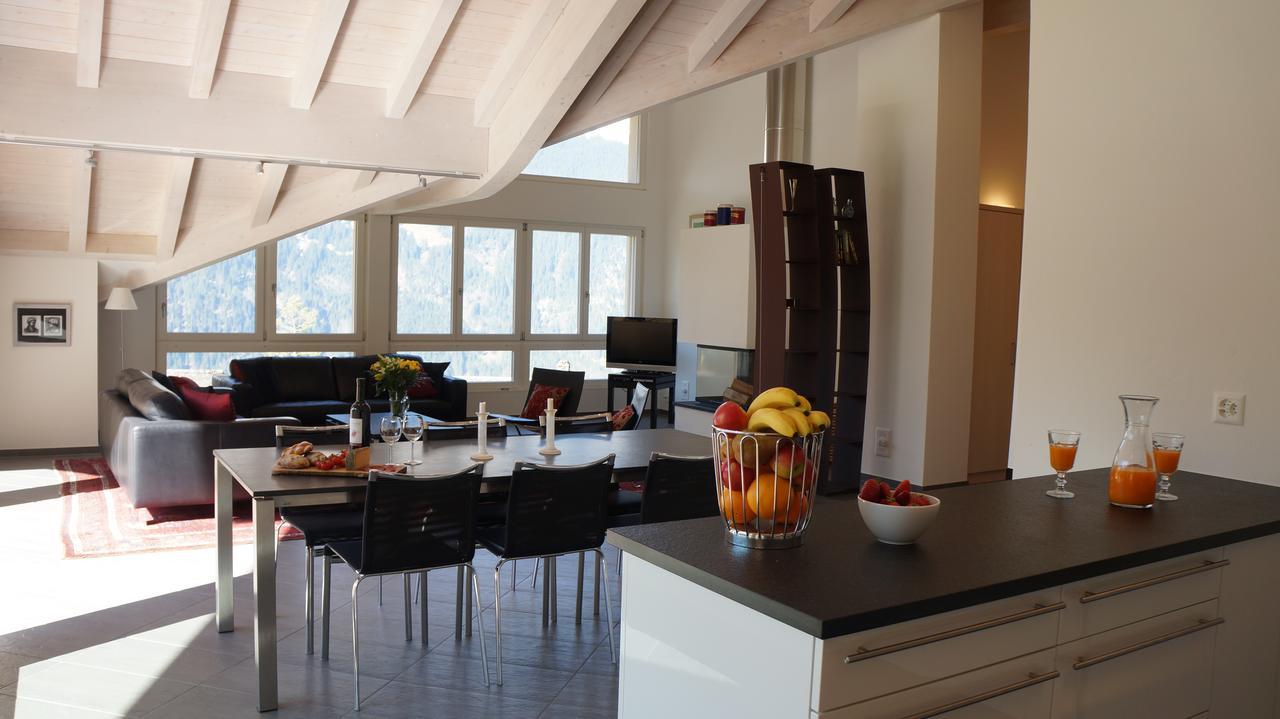 Chalet Brunner Penthouse Wengen Bagian luar foto