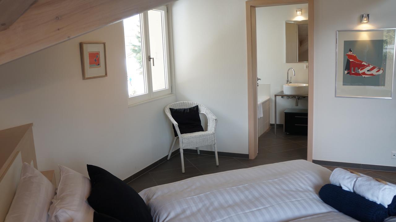 Chalet Brunner Penthouse Wengen Bagian luar foto