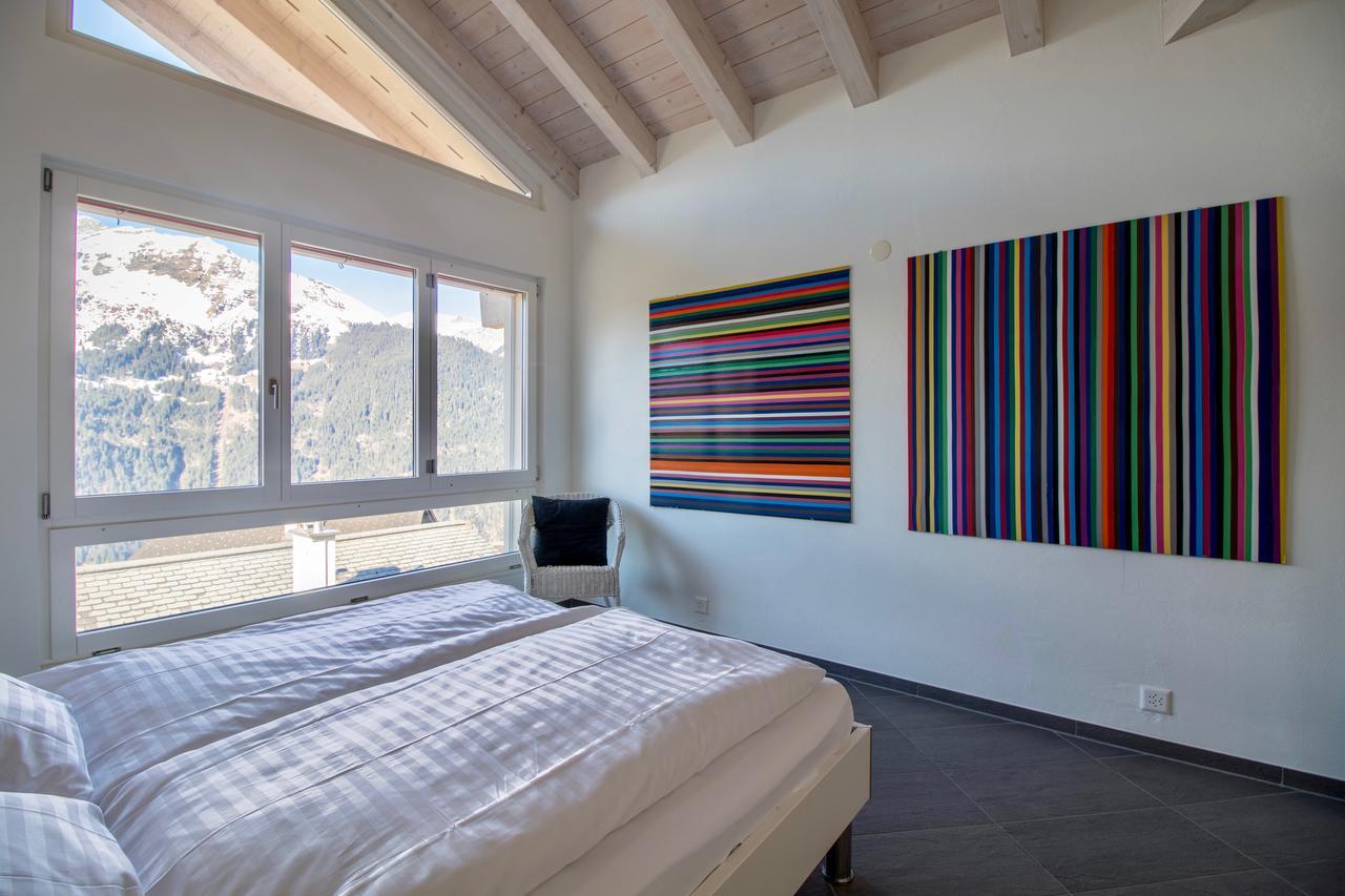 Chalet Brunner Penthouse Wengen Bagian luar foto