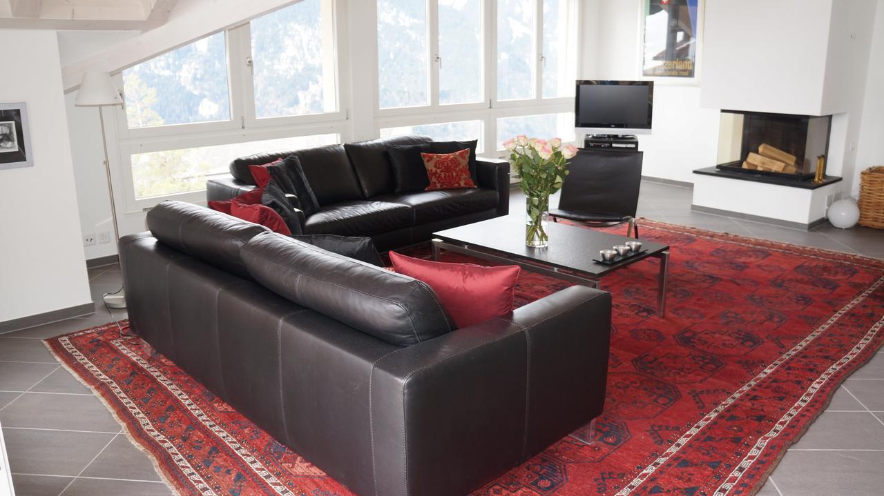 Chalet Brunner Penthouse Wengen Bagian luar foto
